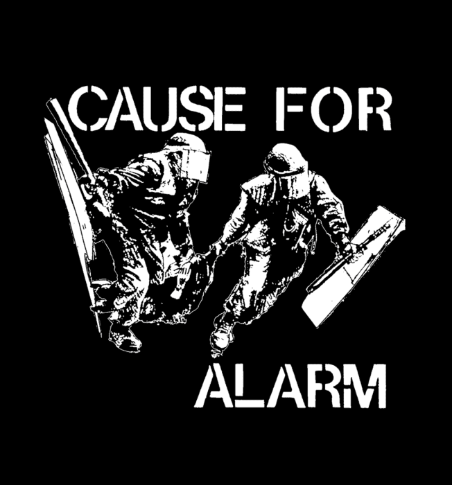 CAUSE FOR ALARM Patch Scarecrow Records